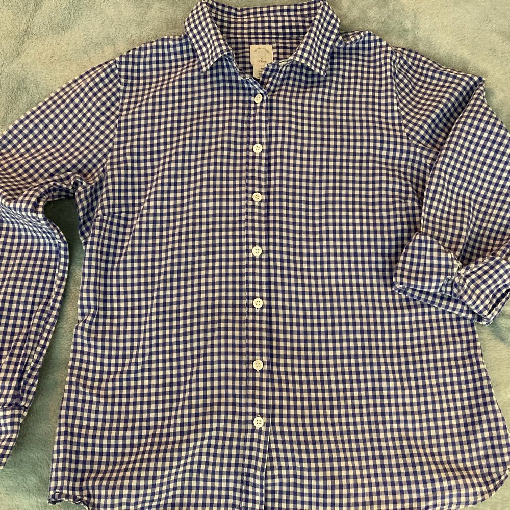 J.CREW, Button Down shirt, gingham